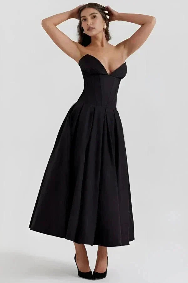 Scarlett Corset Midi Dress