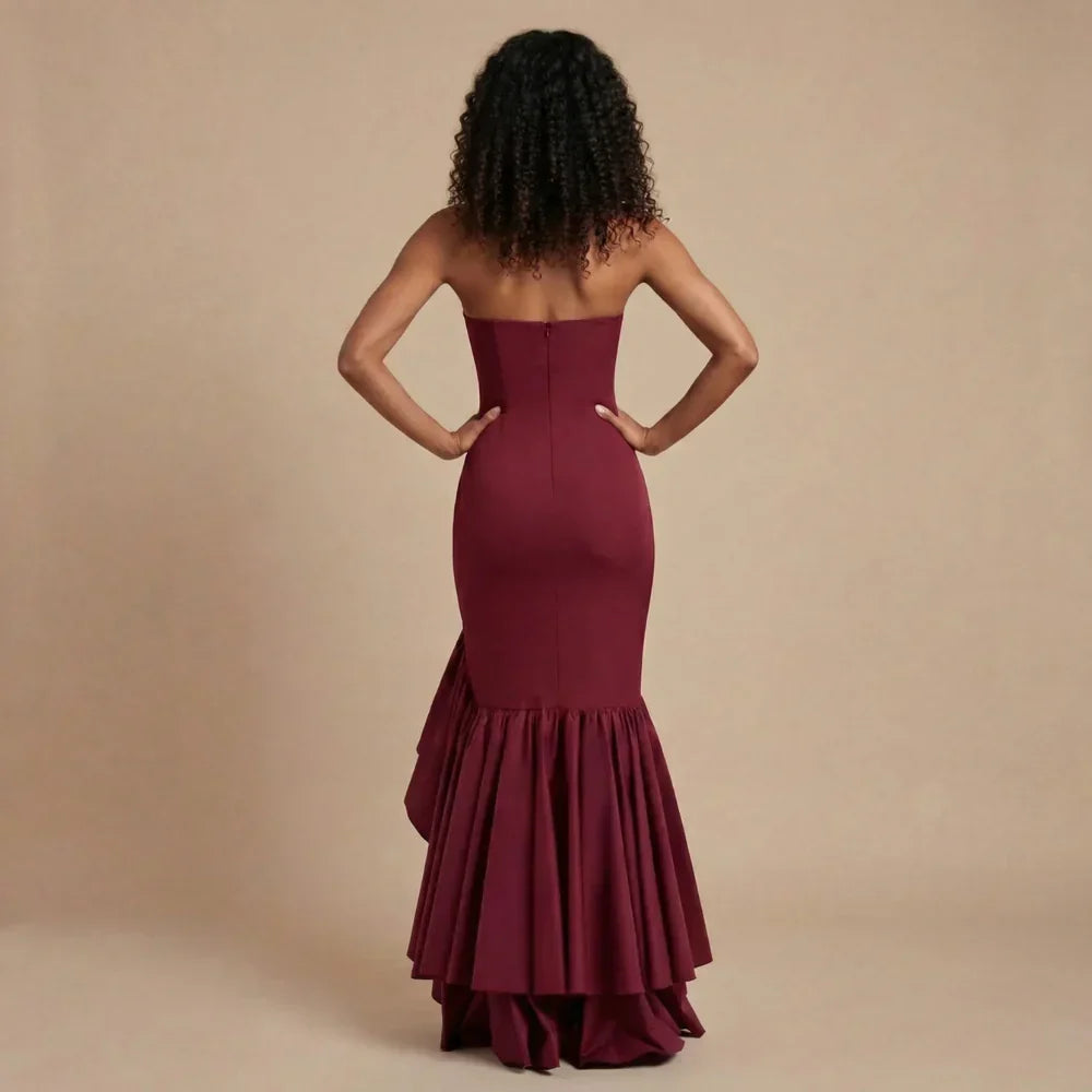 Alessia Ruffle Maxi Dress