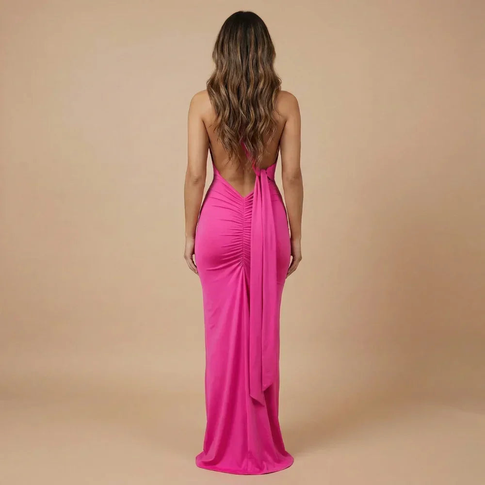 Sophia Draped Maxi Dress