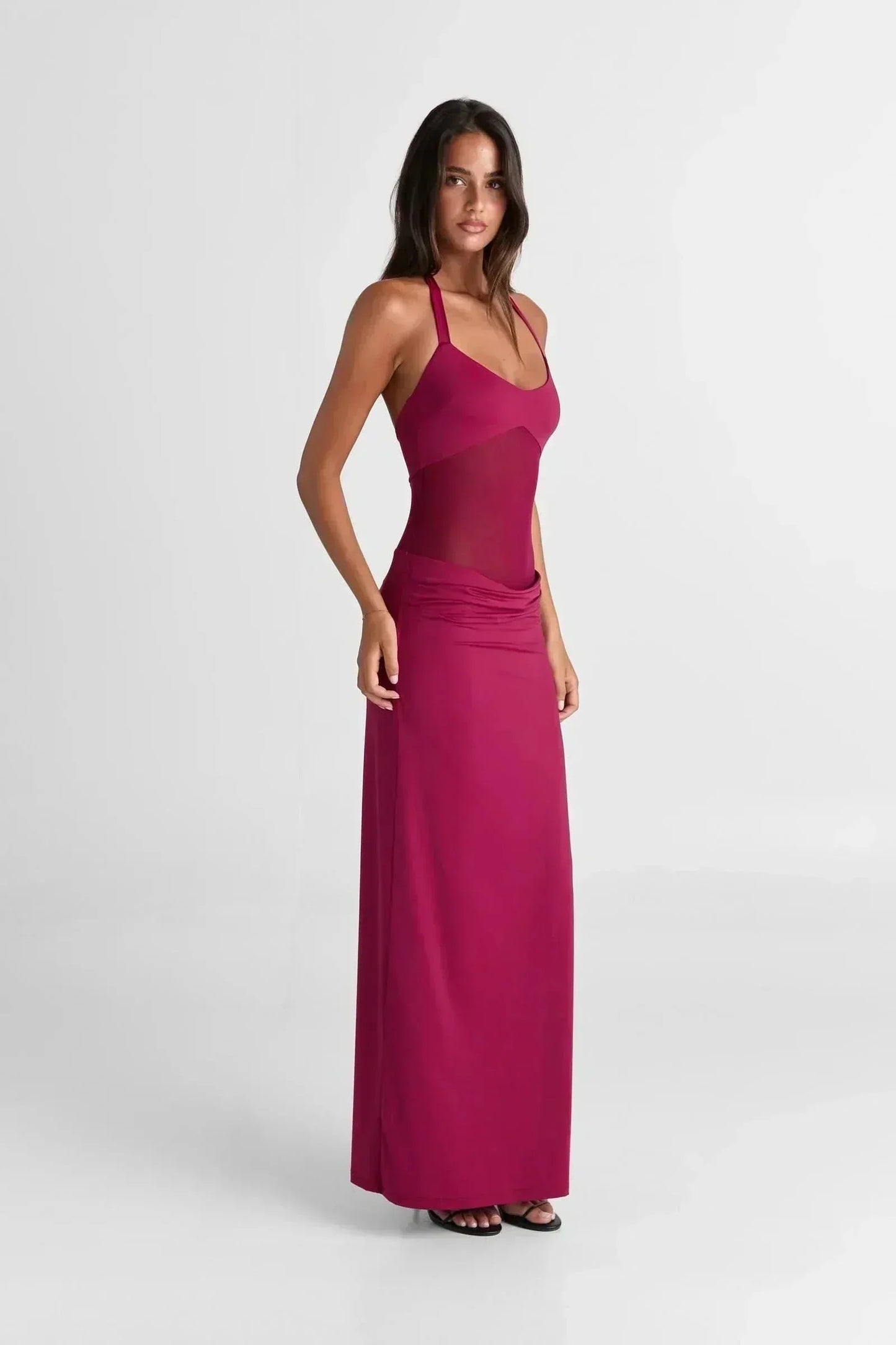 Sienna Mesh Maxi Dress