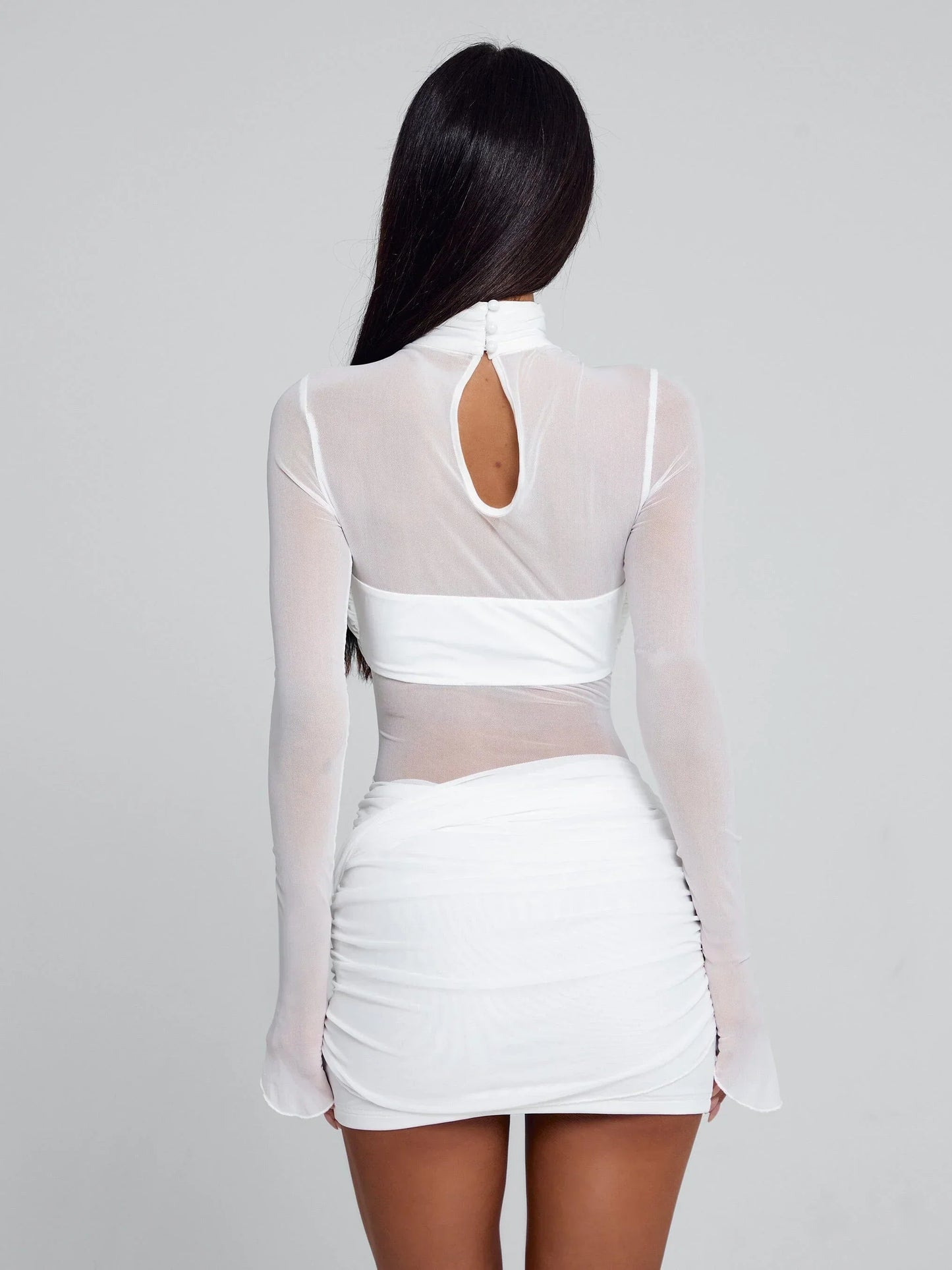 Olyra White Mini Dress