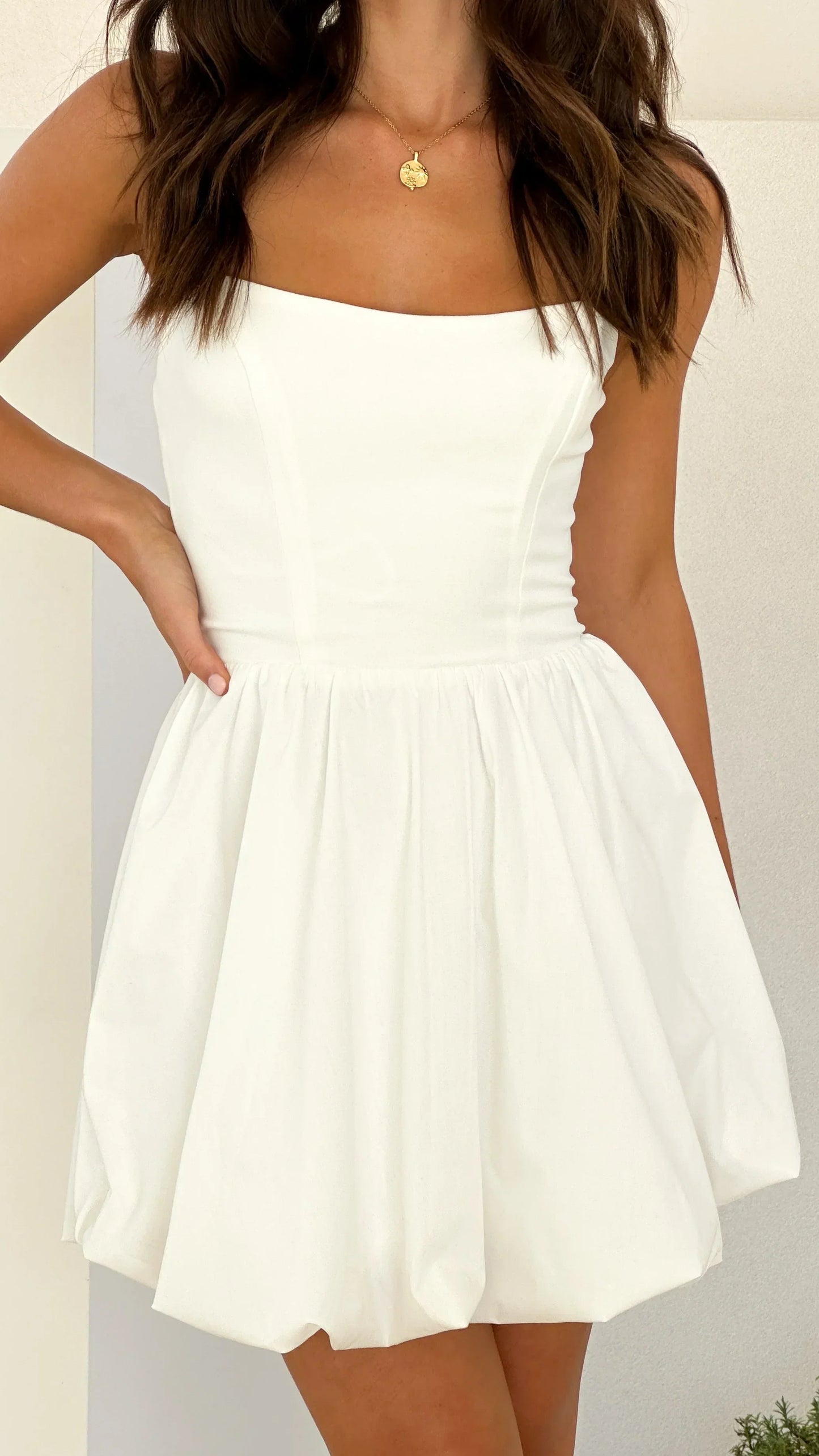 Dandy Mini Dress - White