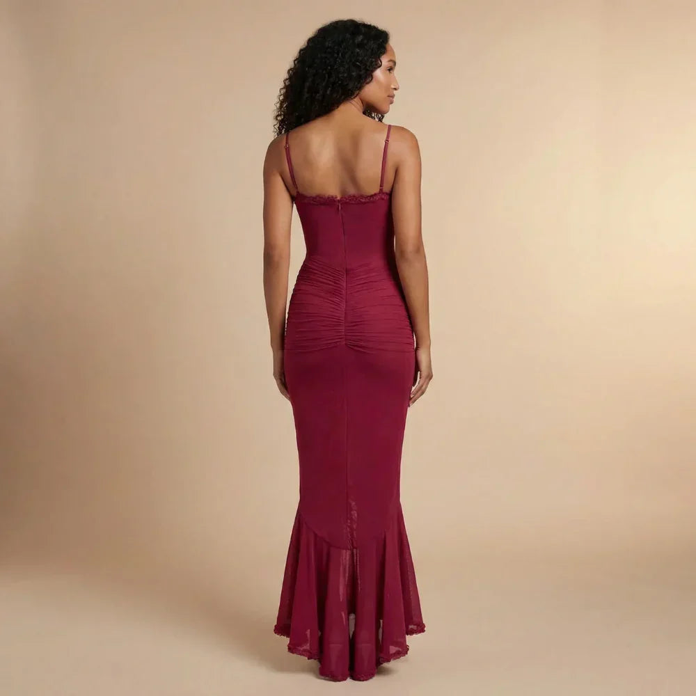 Valentina Ruched Maxi Dress