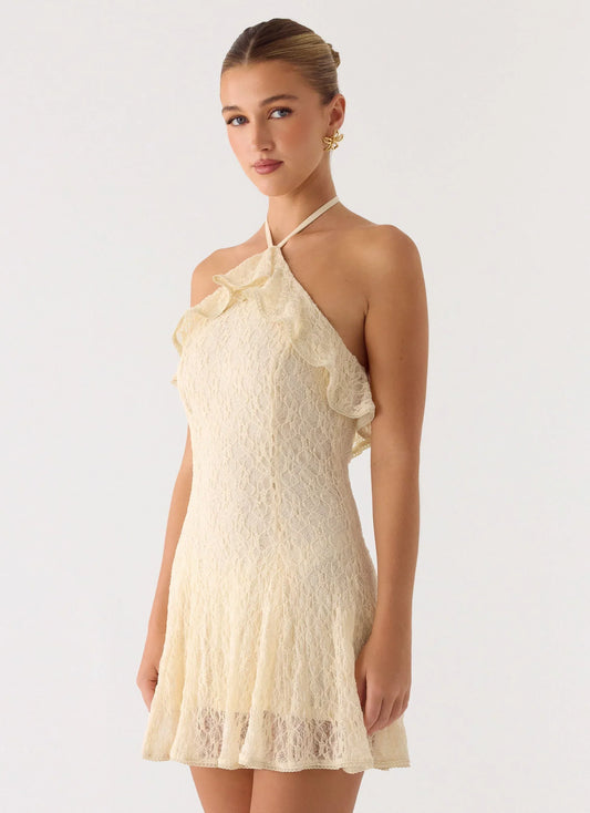 Every Second Mini Dress White