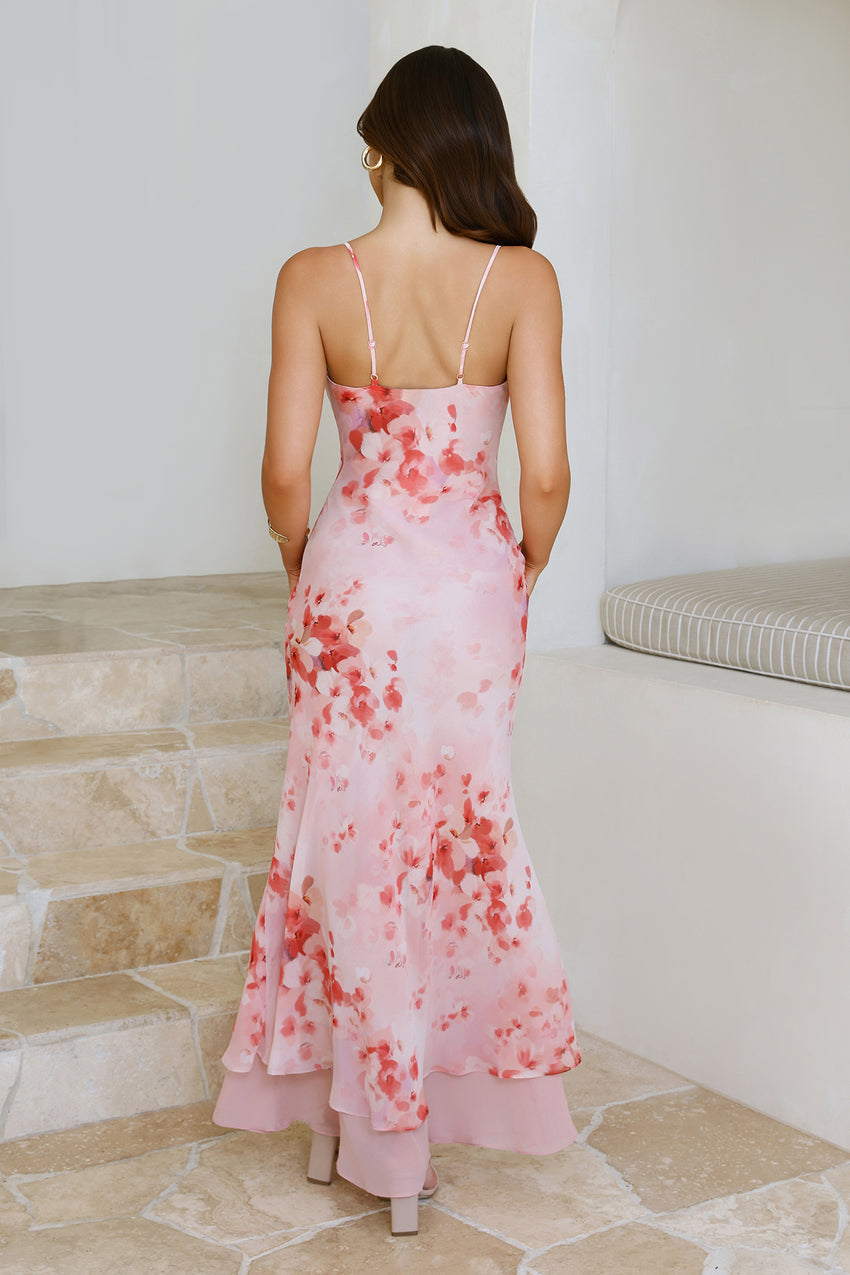 Written In Roses Maxi Dress Pink