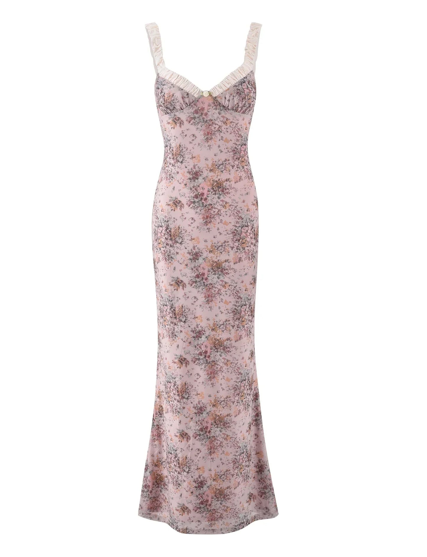 Vienna Ruched Maxi Dress