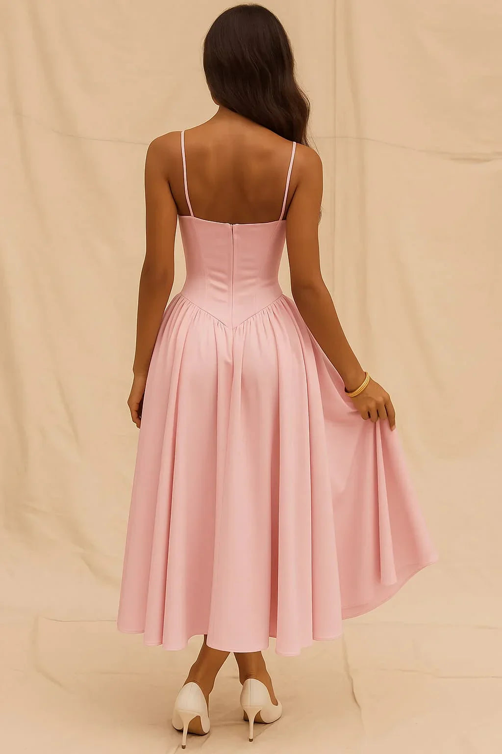 Rosalie Corset Midi Dress