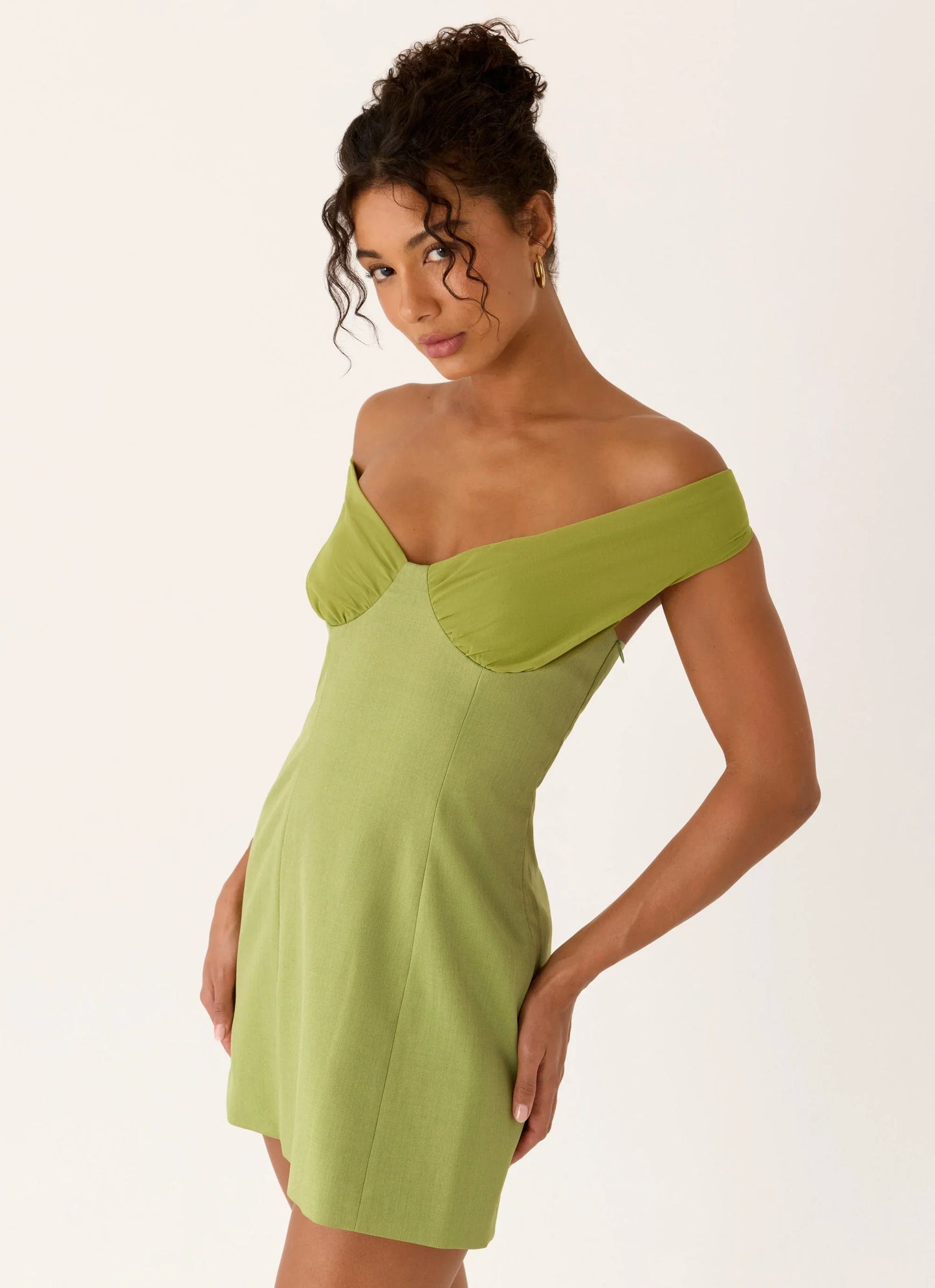 Caterina Mini Dress Green