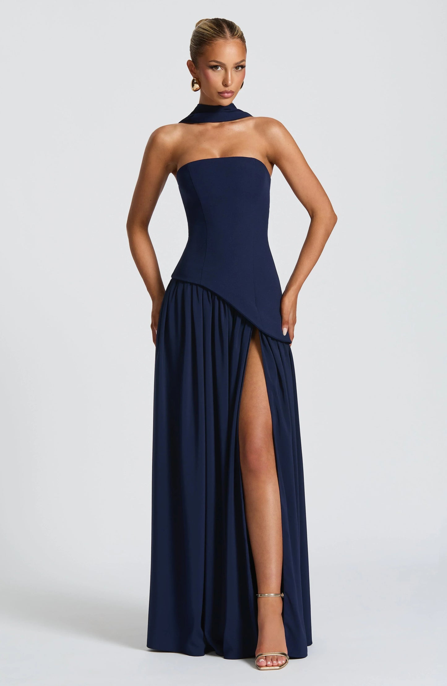 Isadora™ | Chic Slit Maxi Dress