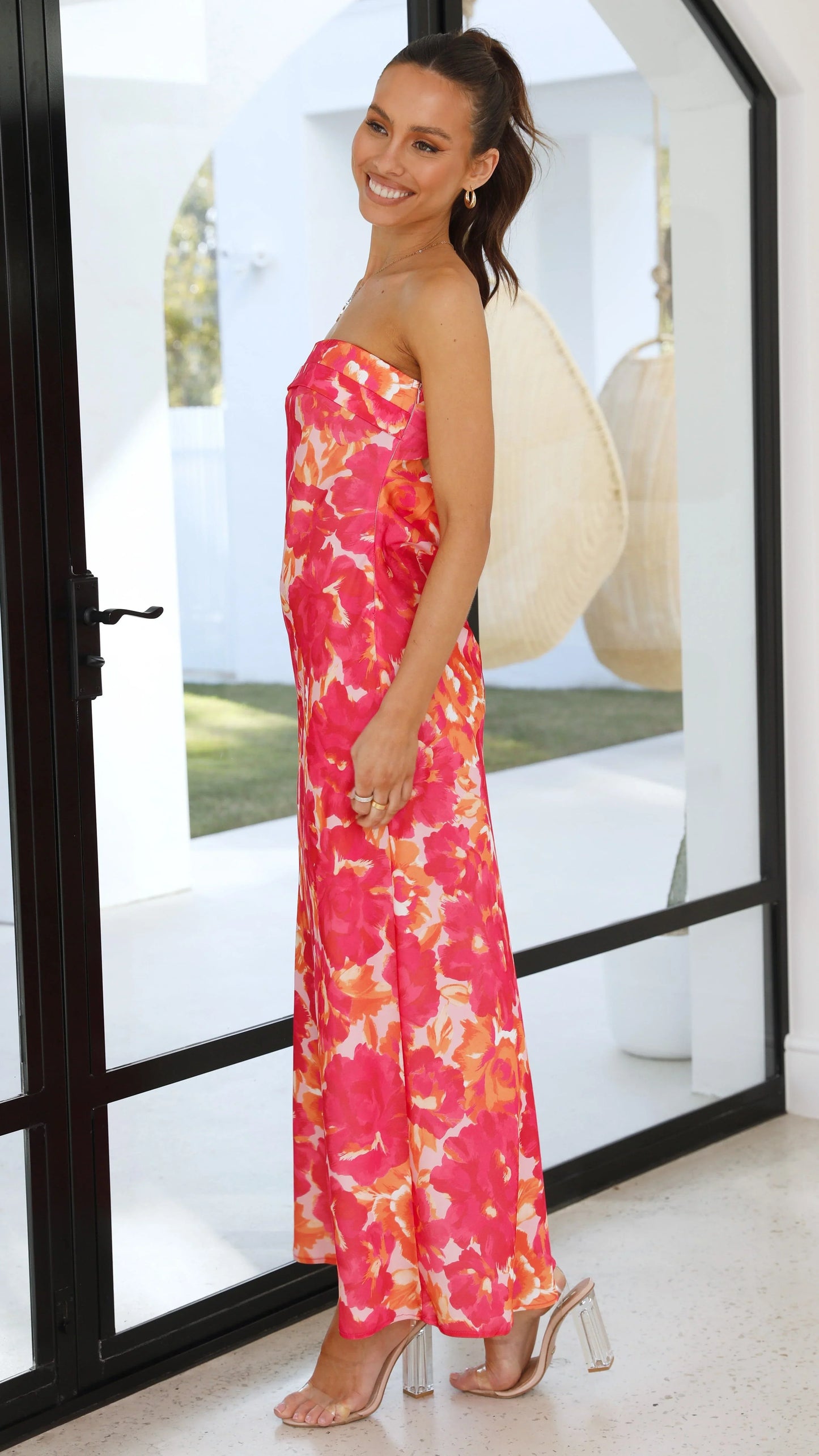Valencia Ruched Midi Dress