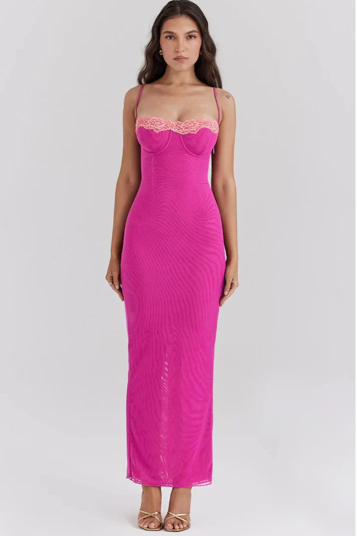 Sienna Lace Maxi Dress