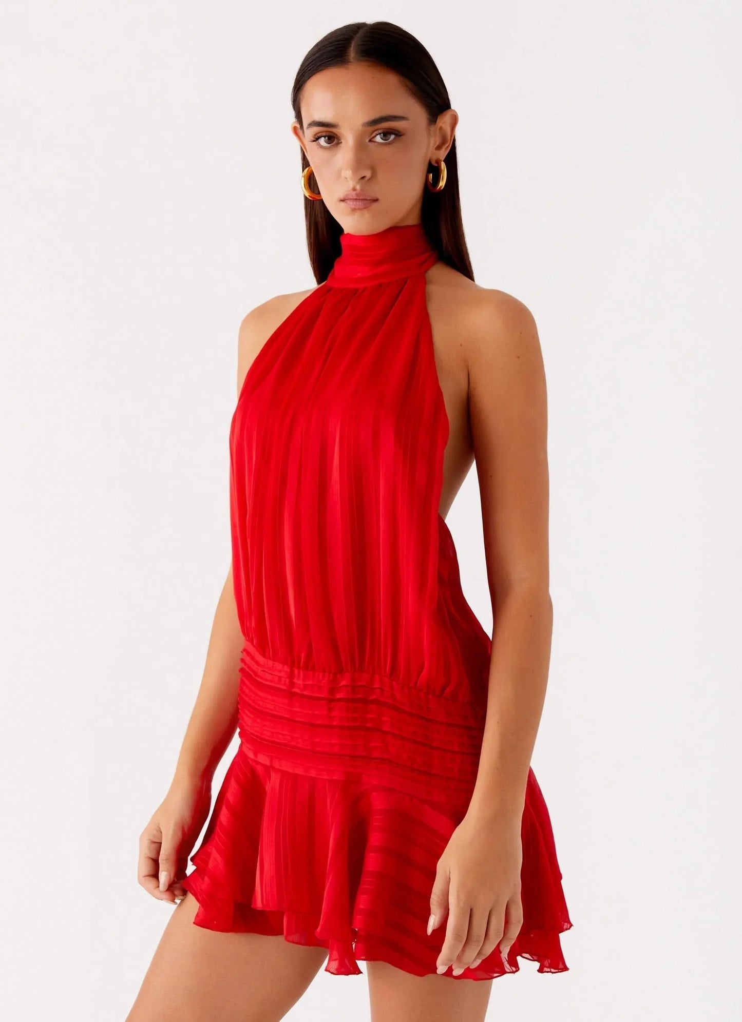 Sienna Ruffle Mini Dress