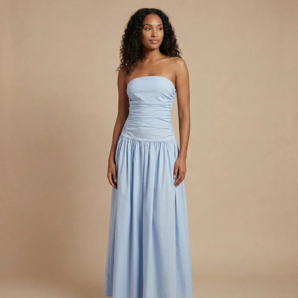 Natasha Ruched Maxi Dress