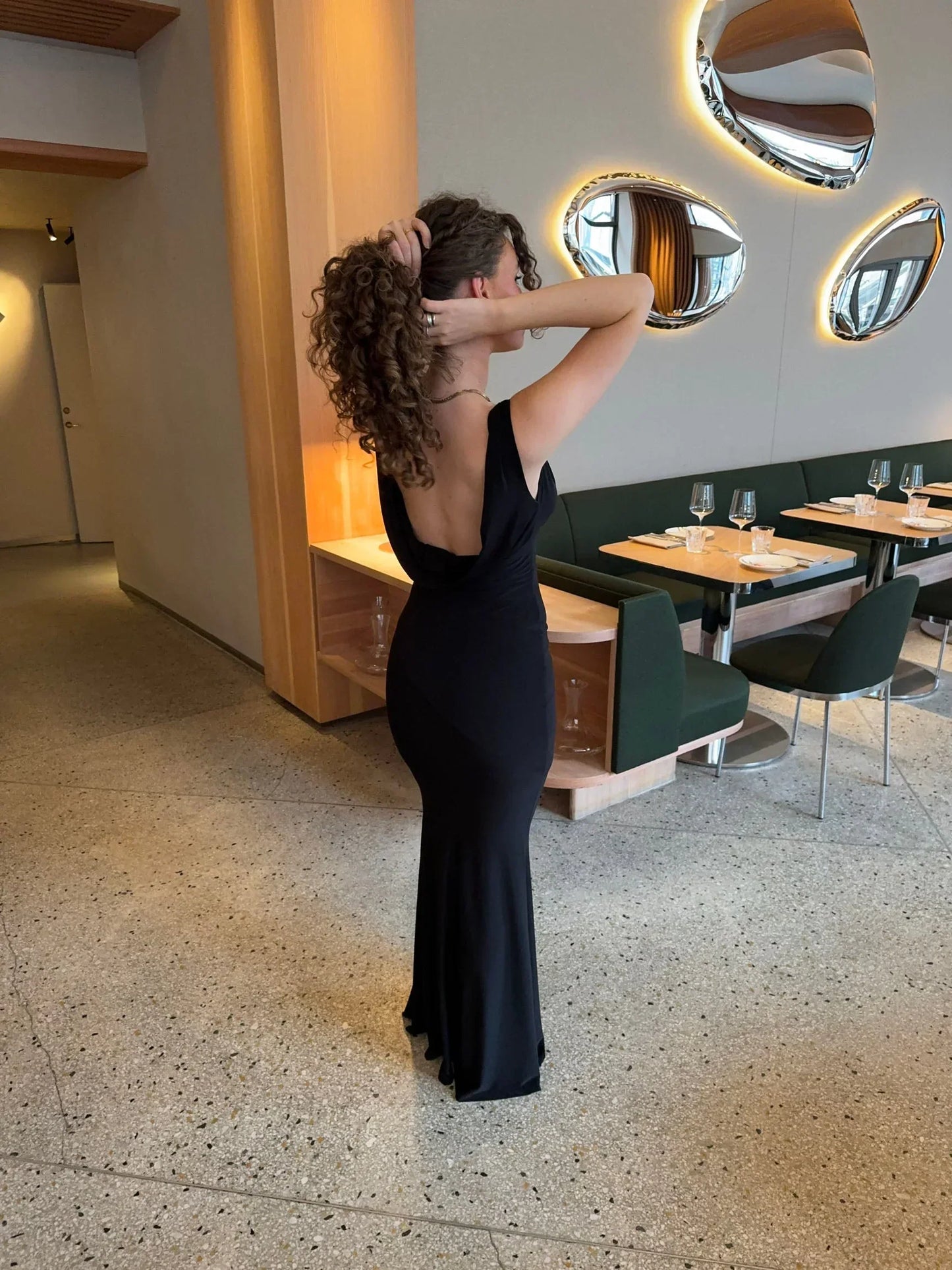 Aria Backless Maxi Dress