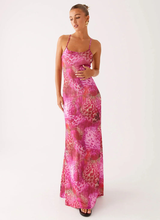 Everett Maxi Dress - Lavender Lagoon