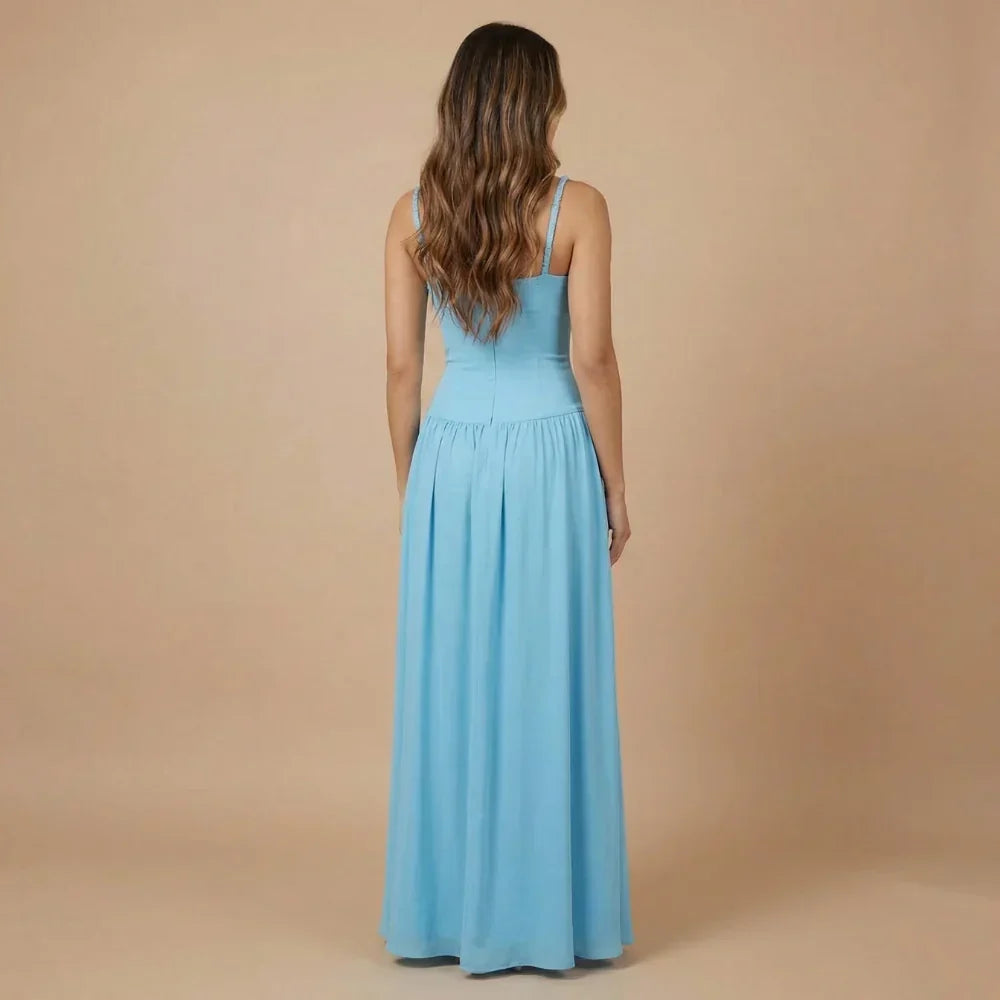 Margot Ruched Maxi Dress
