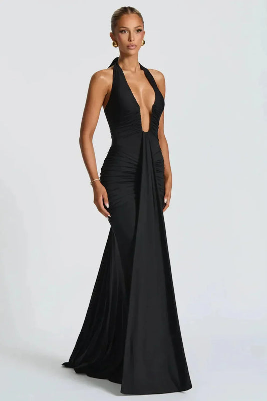 Sienna Ruched Maxi Dress