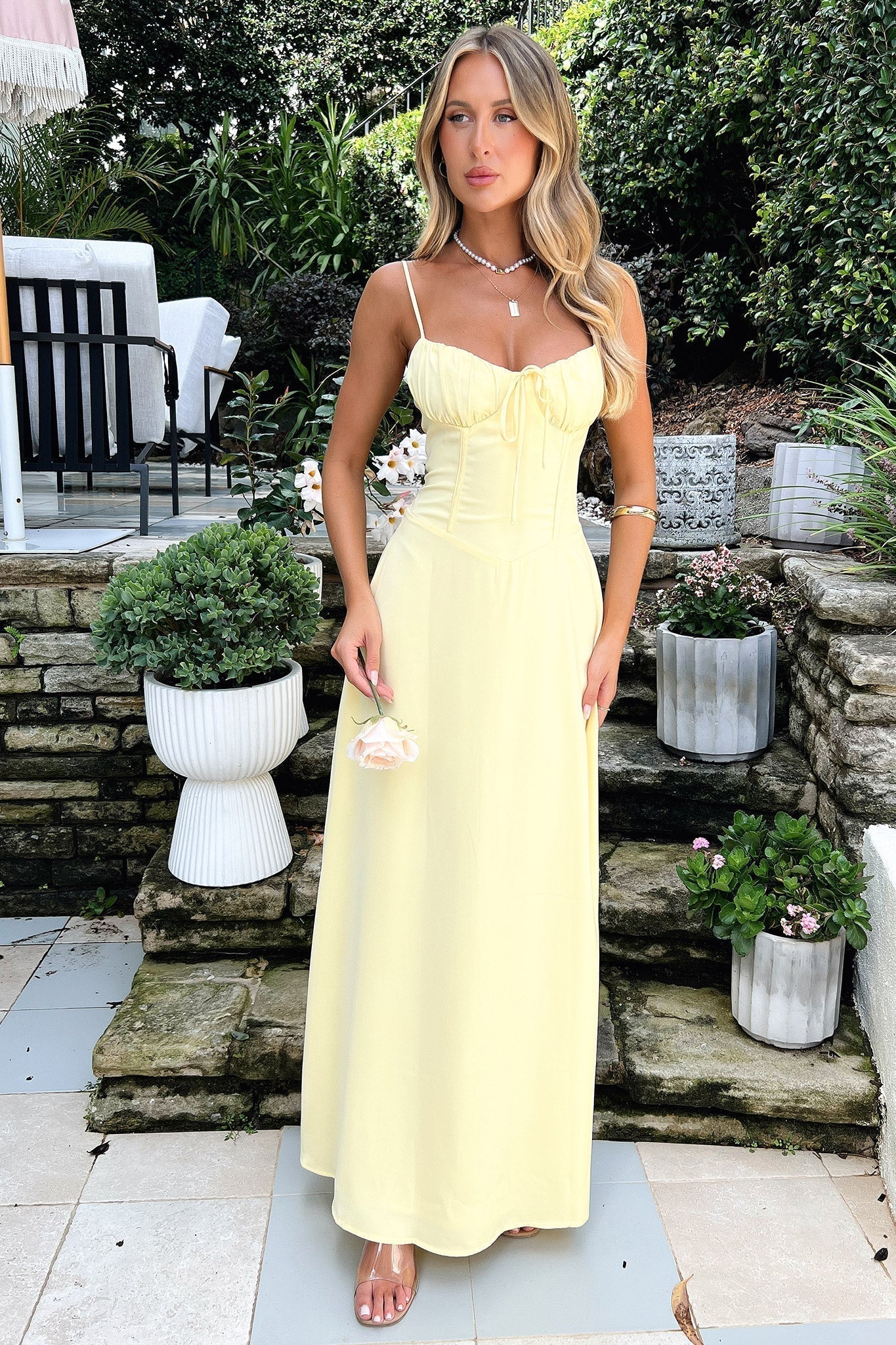 Magdalena Maxi Dress Yellow