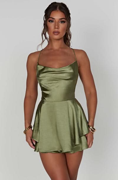 Alessandra Cowl Mini Dress