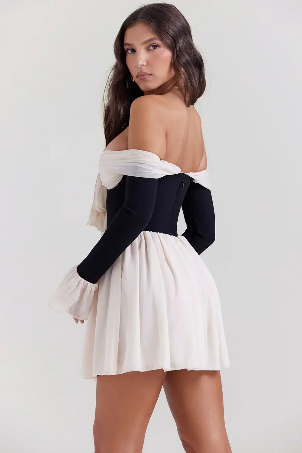 Sienna Bow Mini Dress