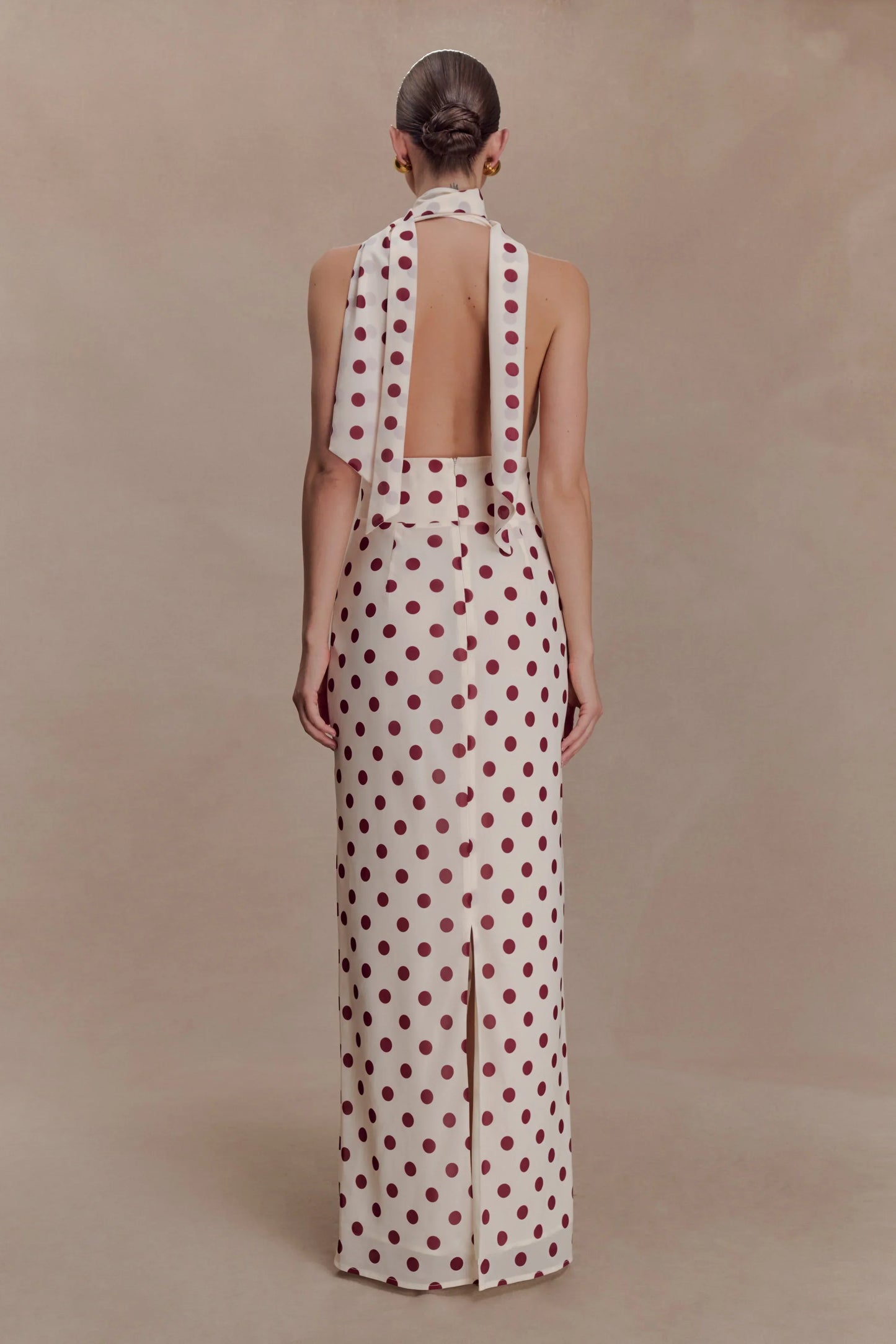 Nadine Polka Maxi Dress