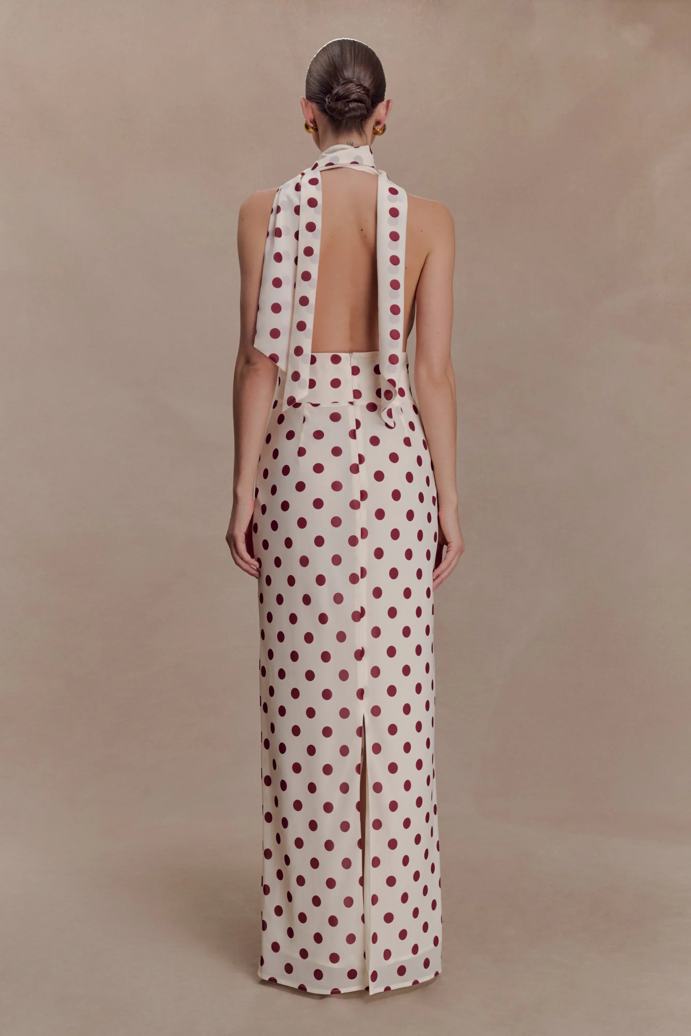 Nadine Polka Maxi Dress