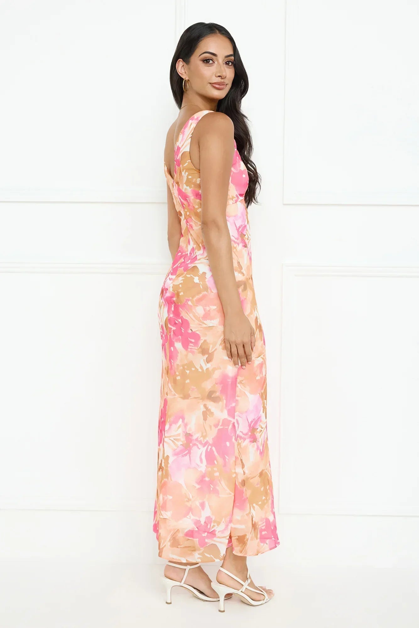 Floral Sunlight Maxi Dress Pink