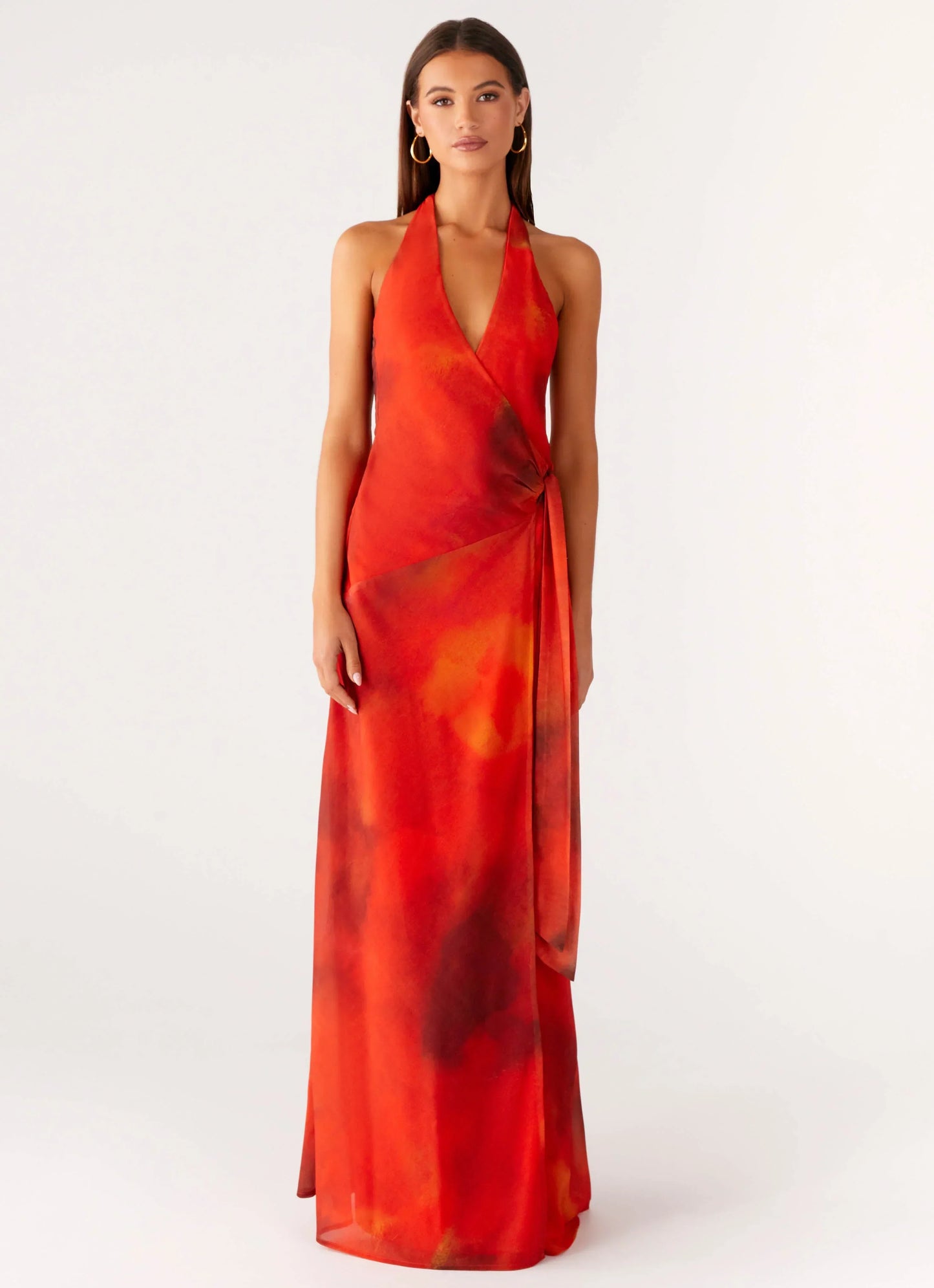 So Chic Maxi Dress - Scarlet Blur