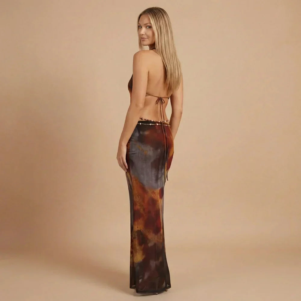 Sienna Beaded Maxi Dress