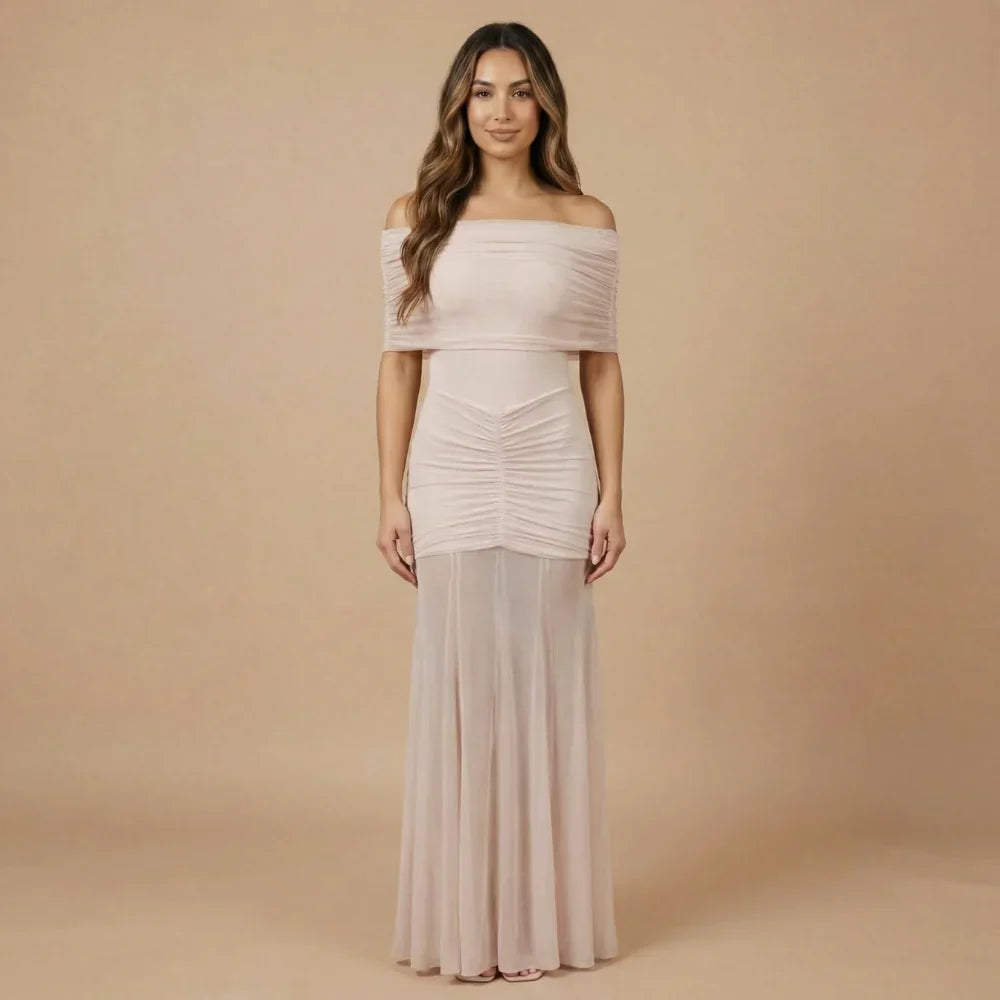 Sienna Ruched Maxi Dress