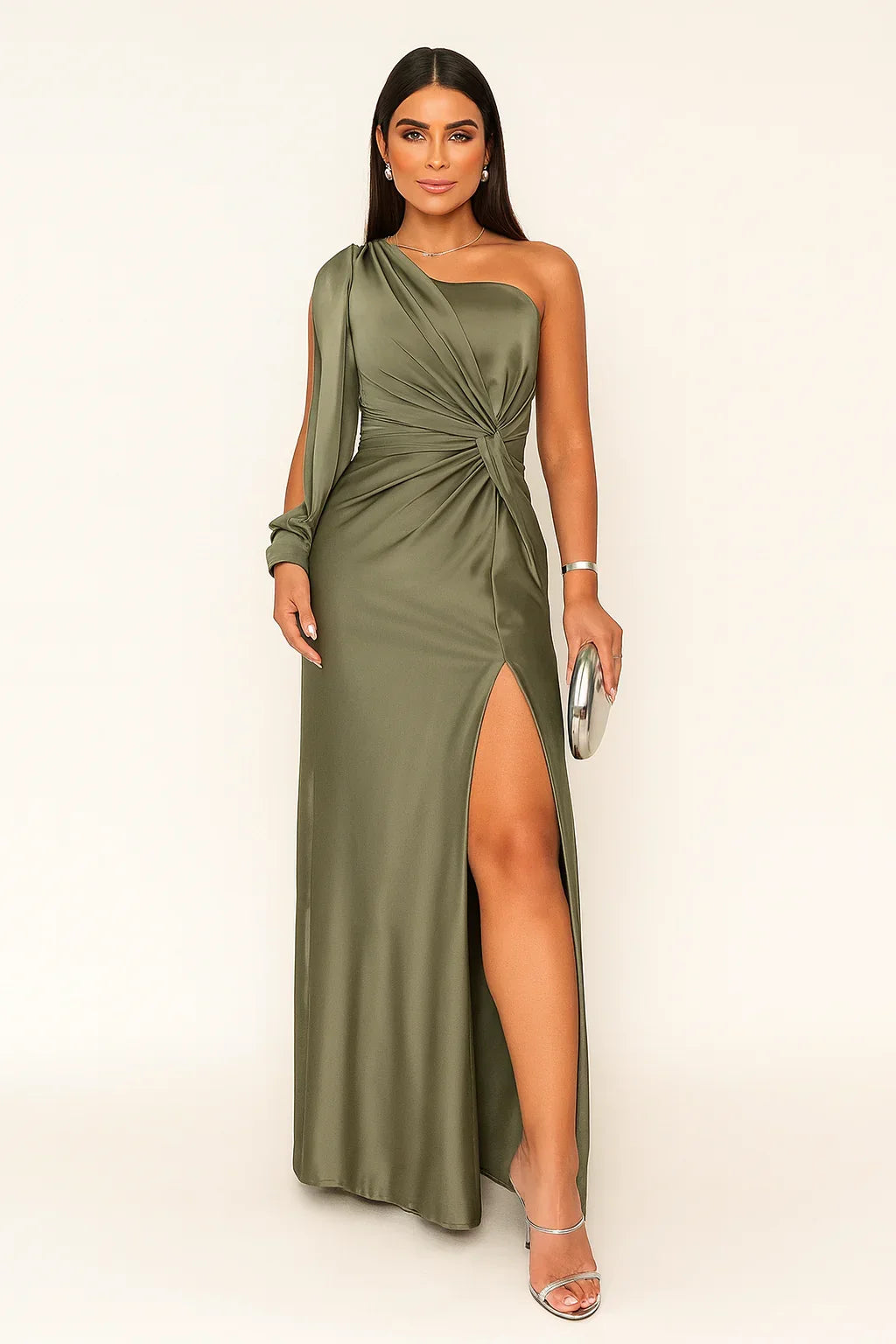 Helena Ruched Maxi Dress