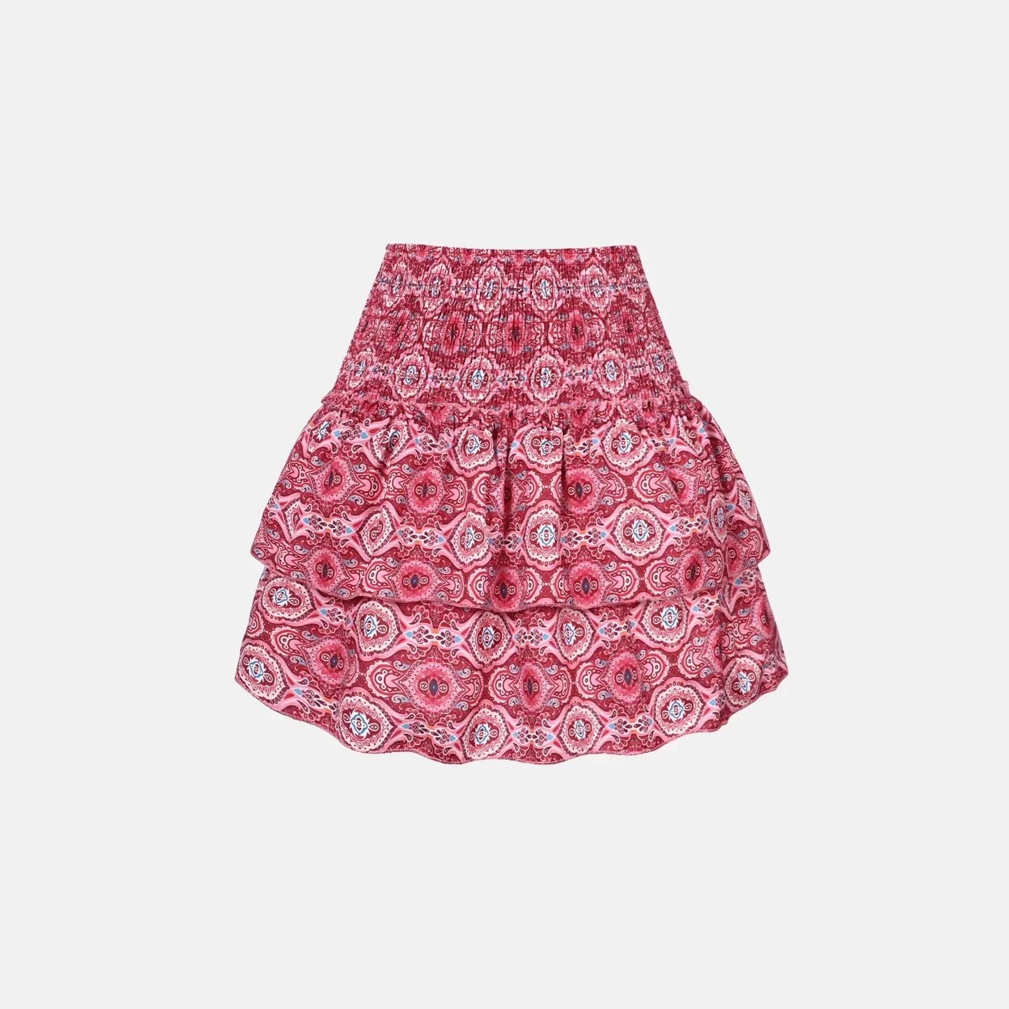 Sage Ruffle Mini Skirt Mini Dress