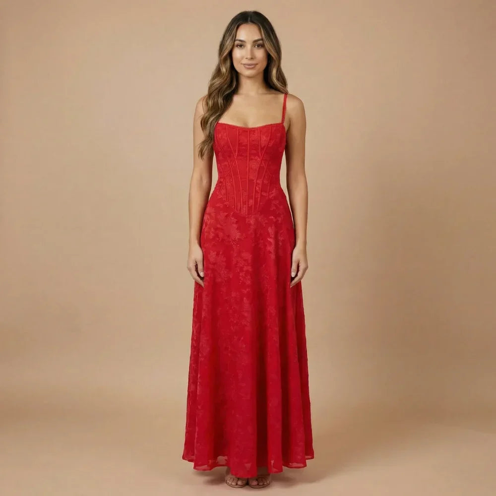 Valentina Corset Maxi Dress