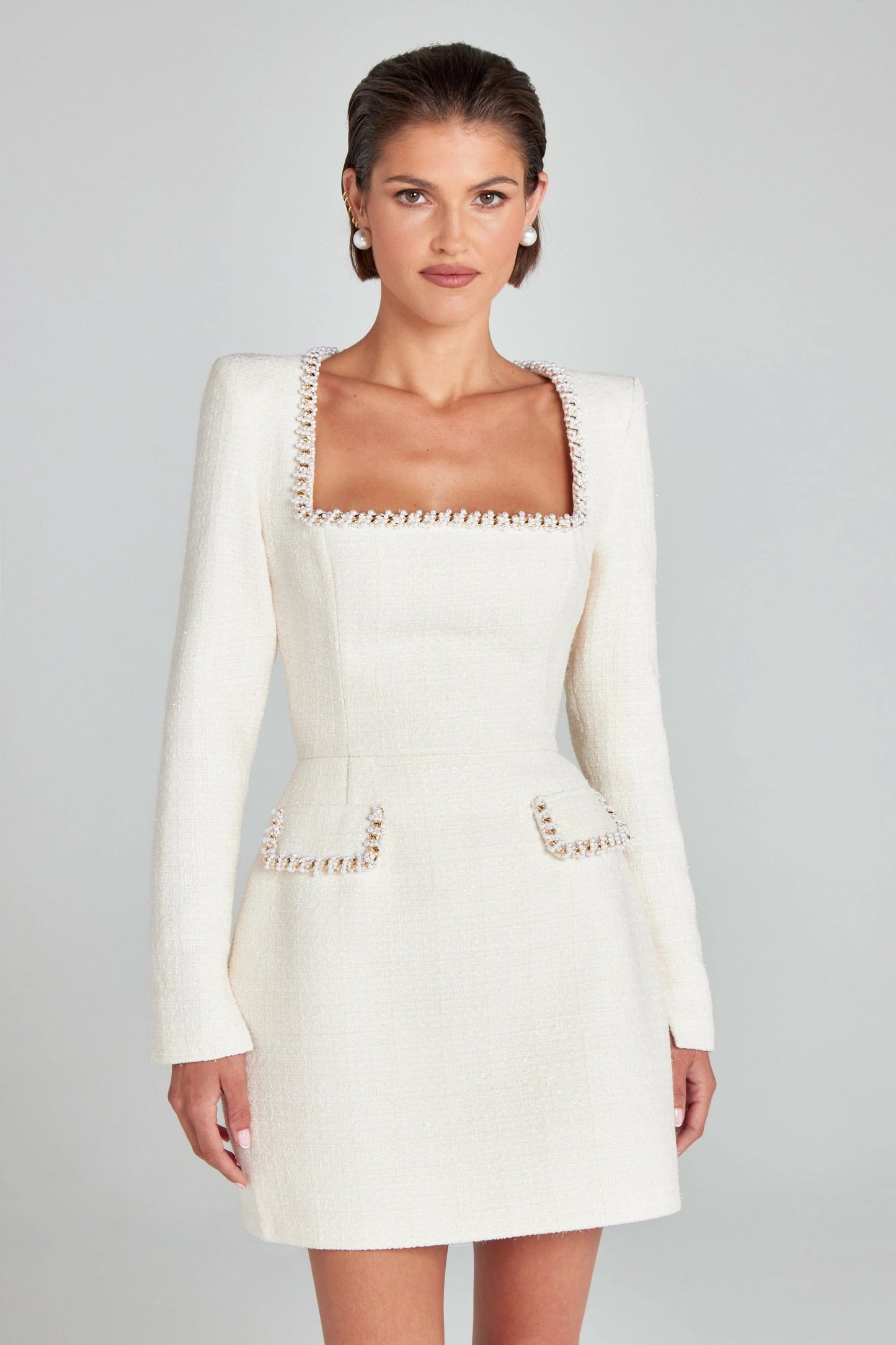 Emilia Tweed Mini Dress