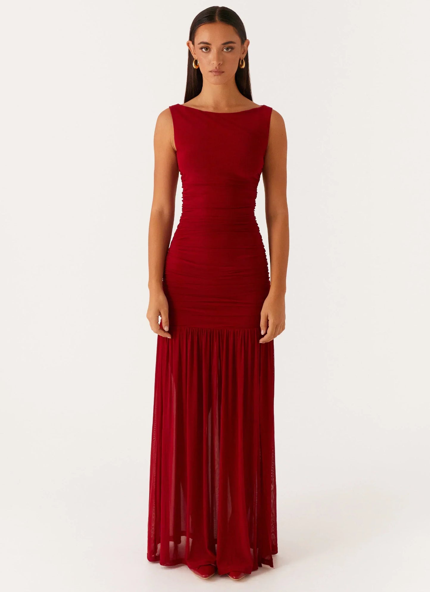 Manon Maxi Dress - Red