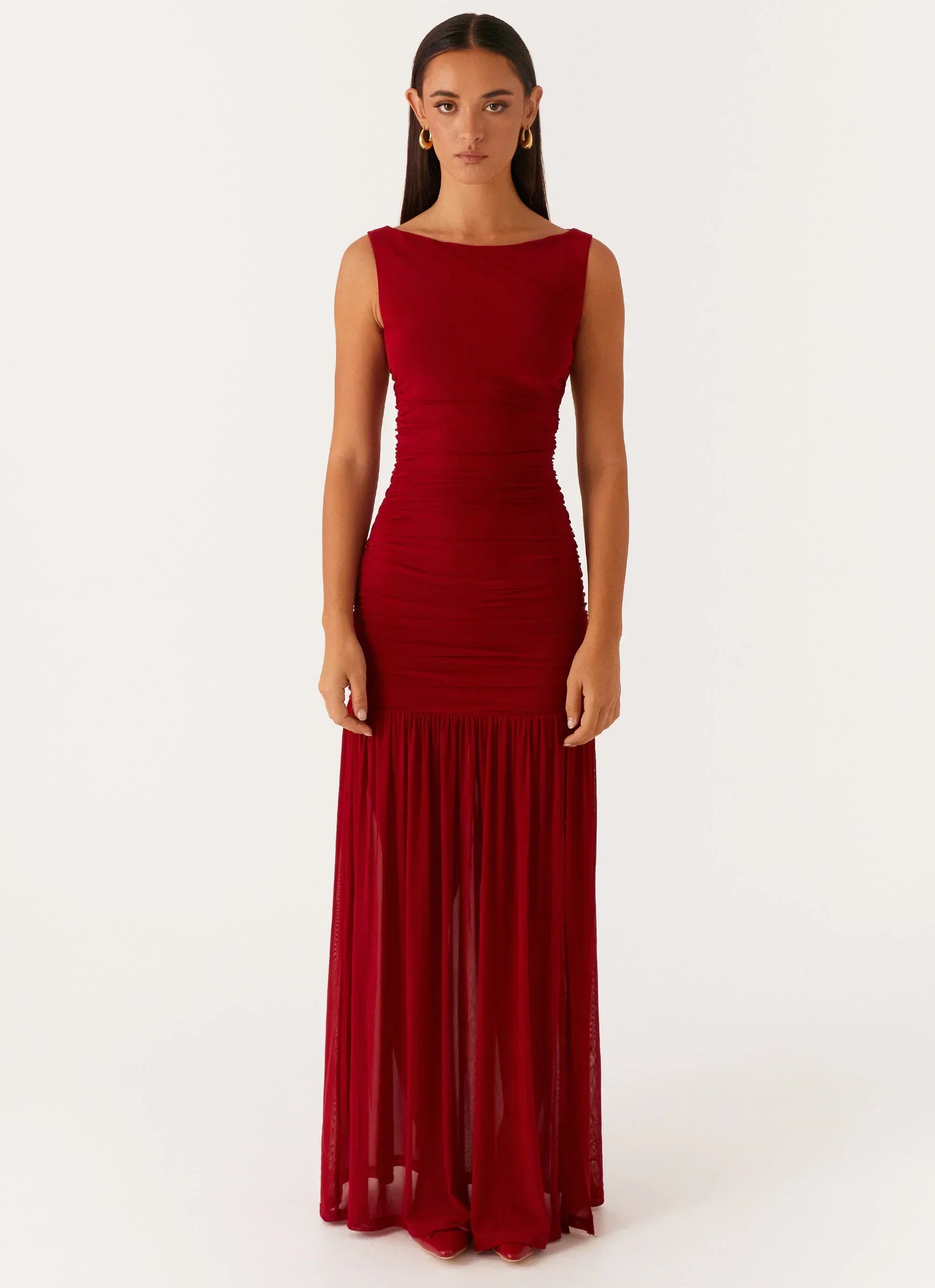 Manon Maxi Dress - Red