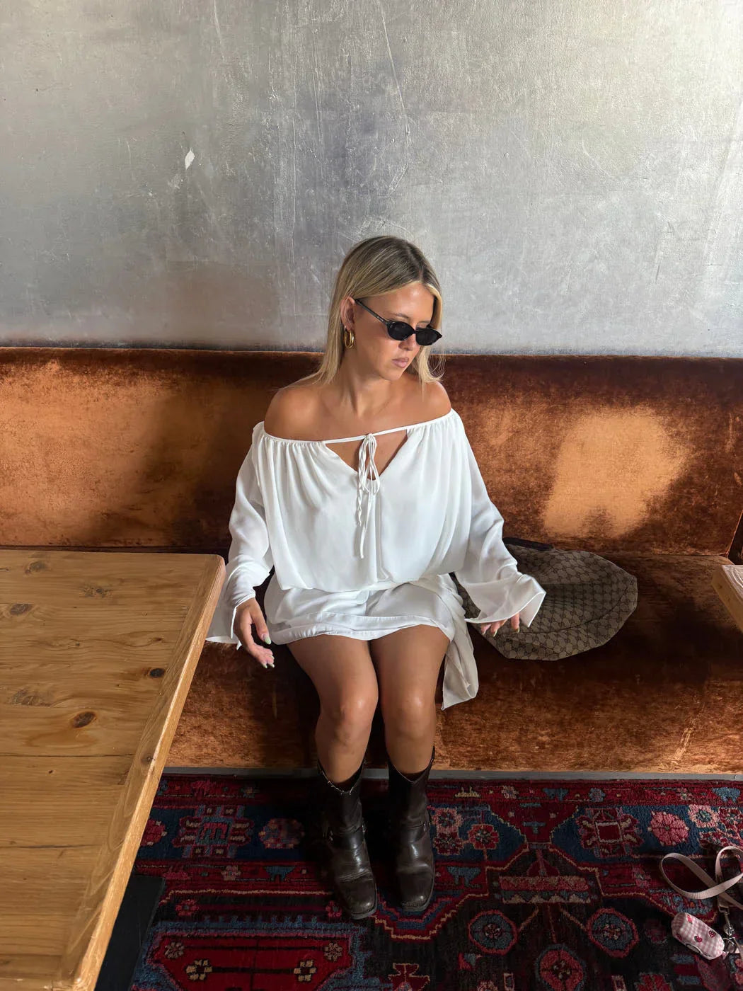 Ariana Ruffle Mini Dress