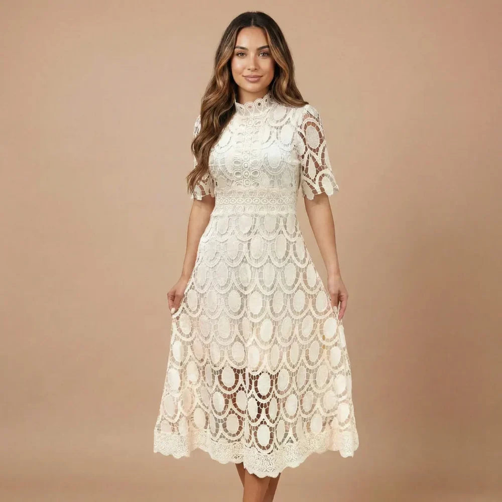 Rosalie Lace Midi Dress