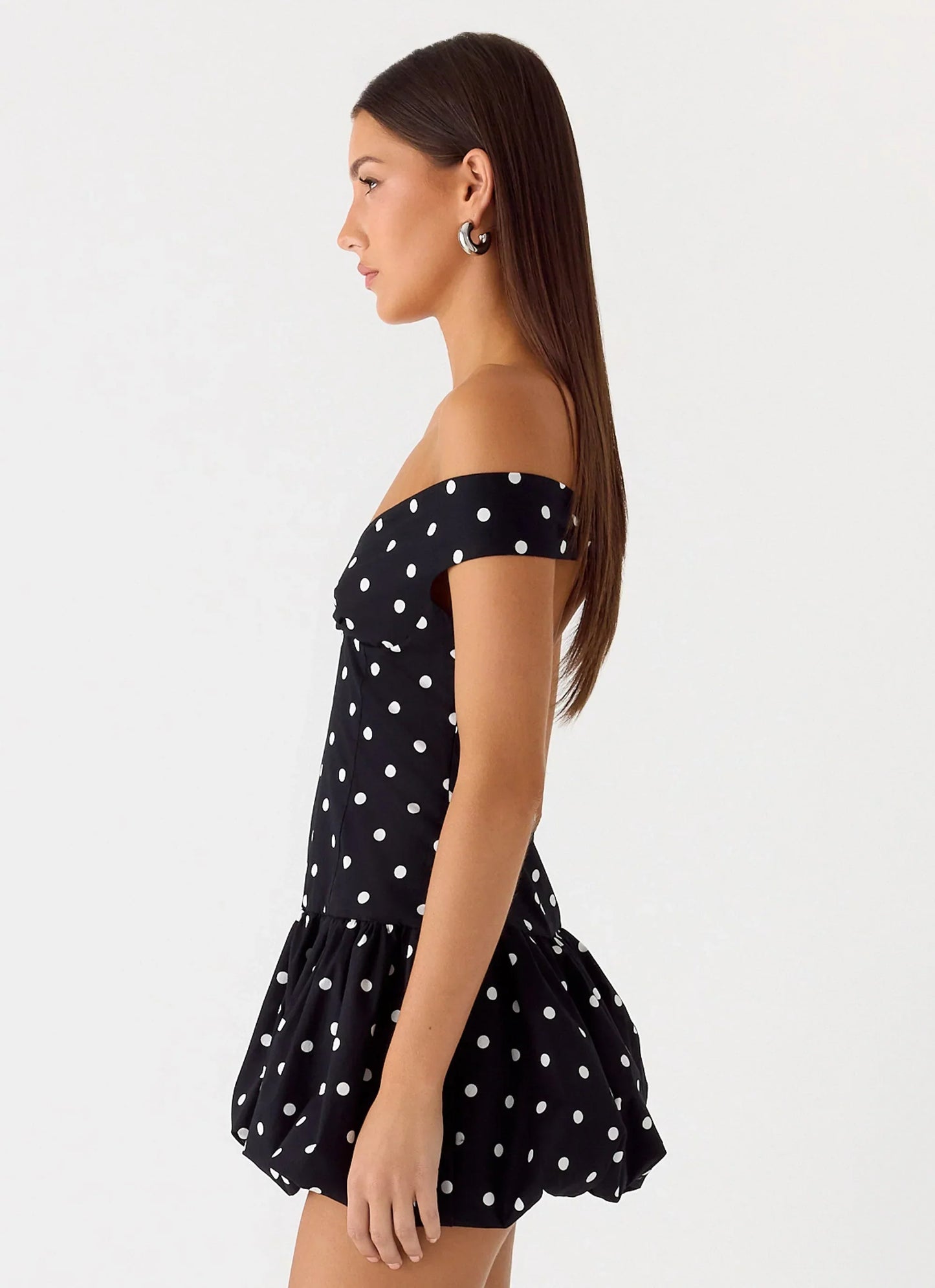 Endless Romance Mini Dress Black Polkadot
