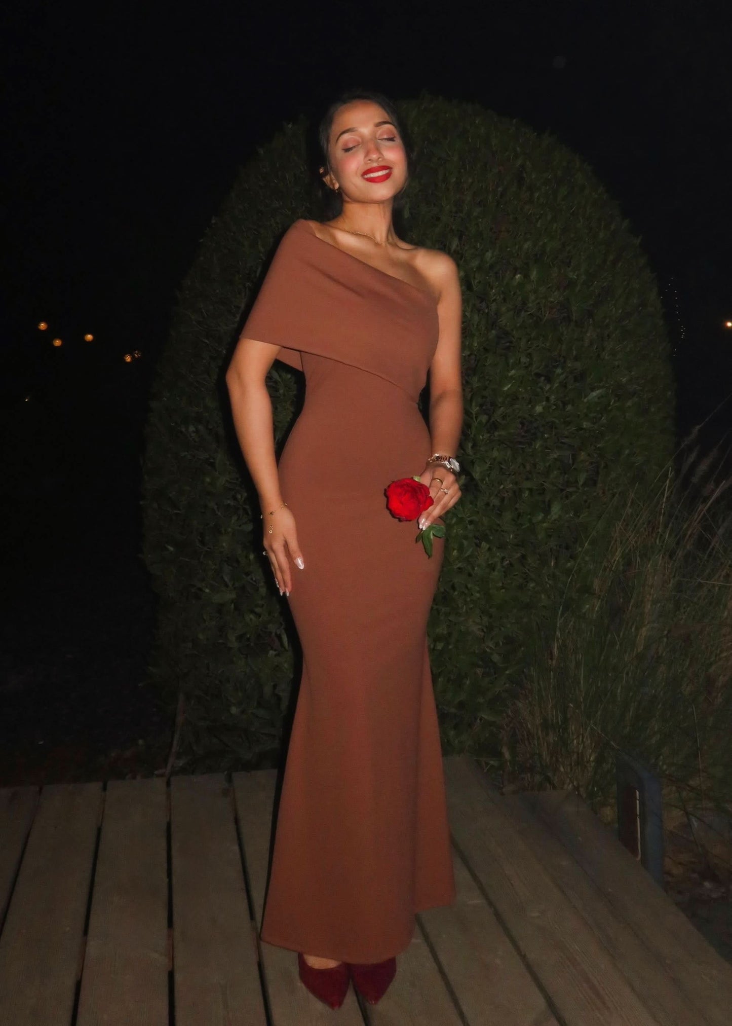 Sienna Fold-Over Maxi Dress