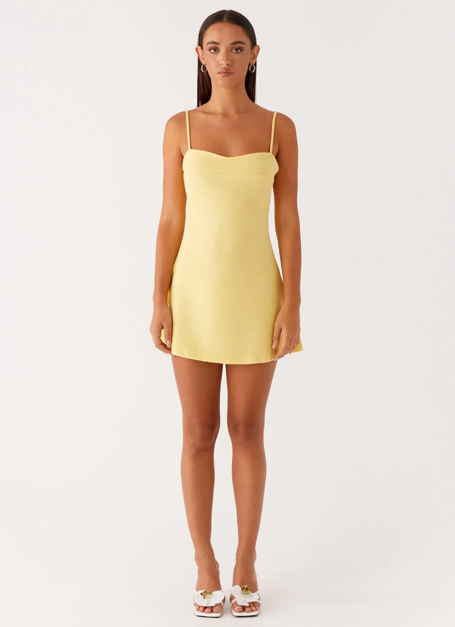 Cindy Mini Dress - Yellow