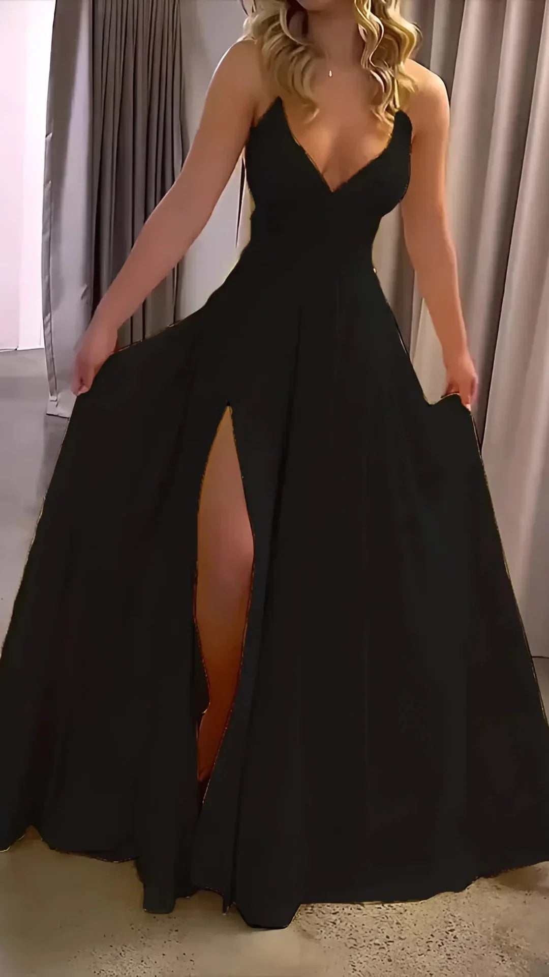 Sophia Slit Maxi Dress
