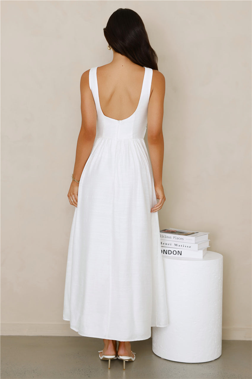 Wanderlight Maxi Dress White