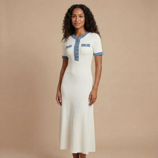 Madison Button Maxi Dress