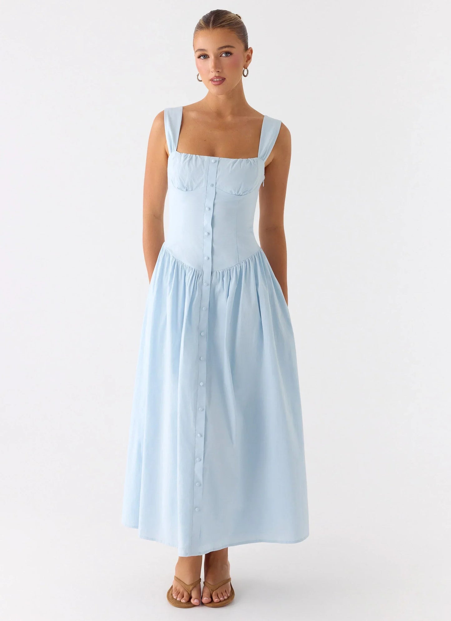 Emmalina Midi Dress Blue
