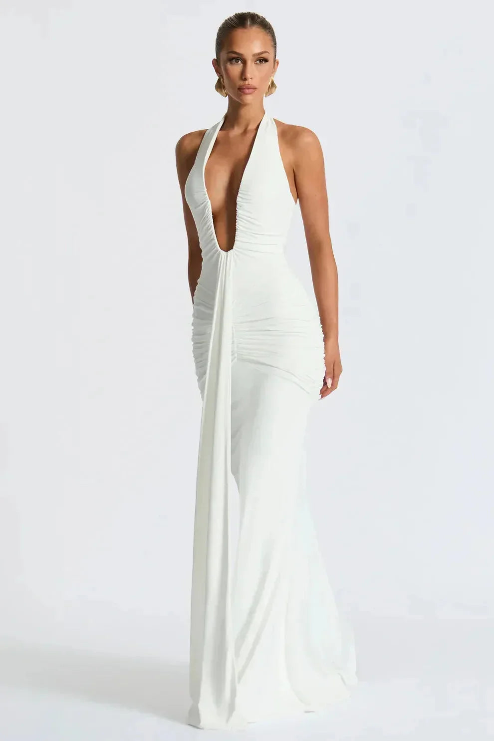 Sienna Ruched Maxi Dress