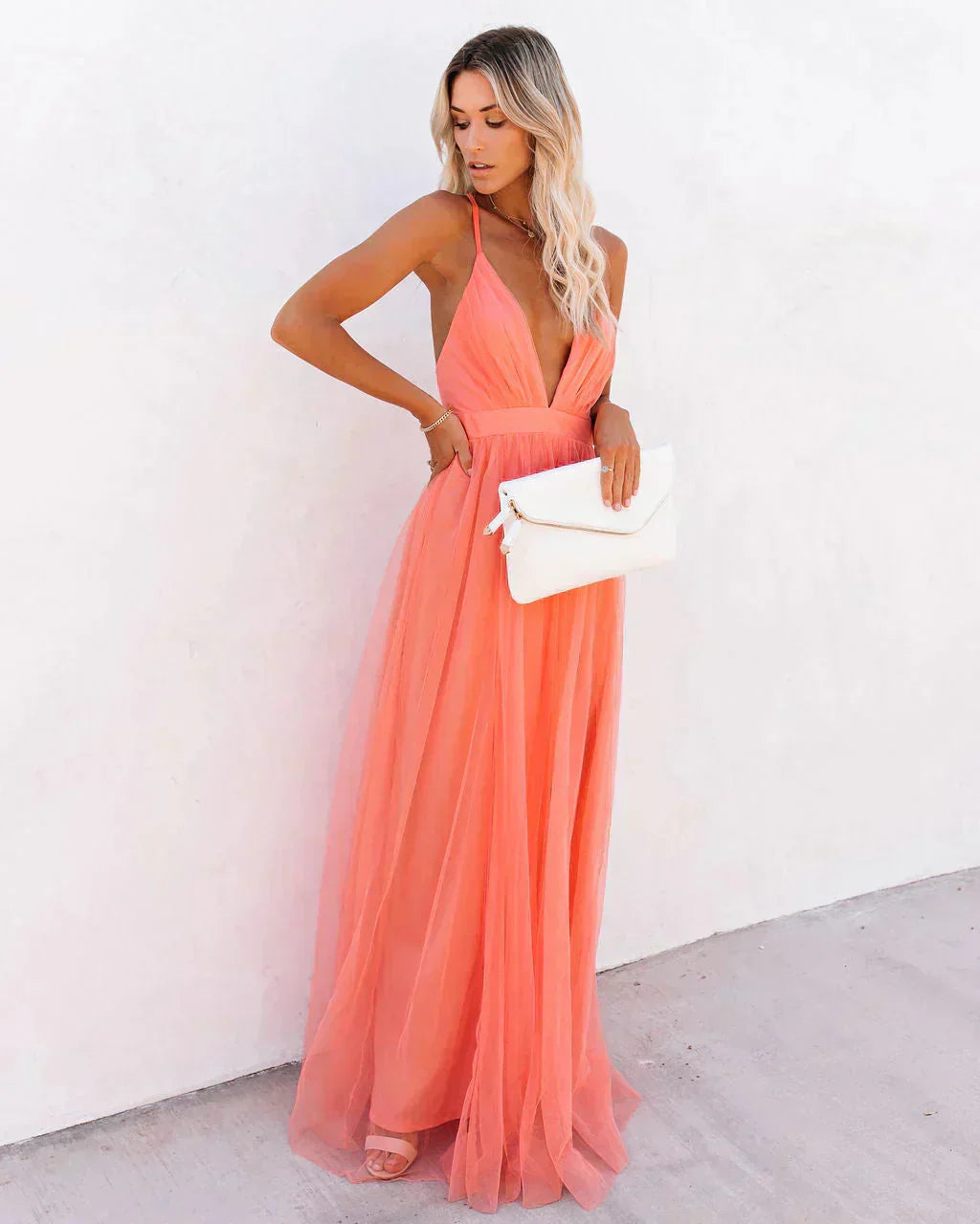 Juliana Backless Maxi Dress