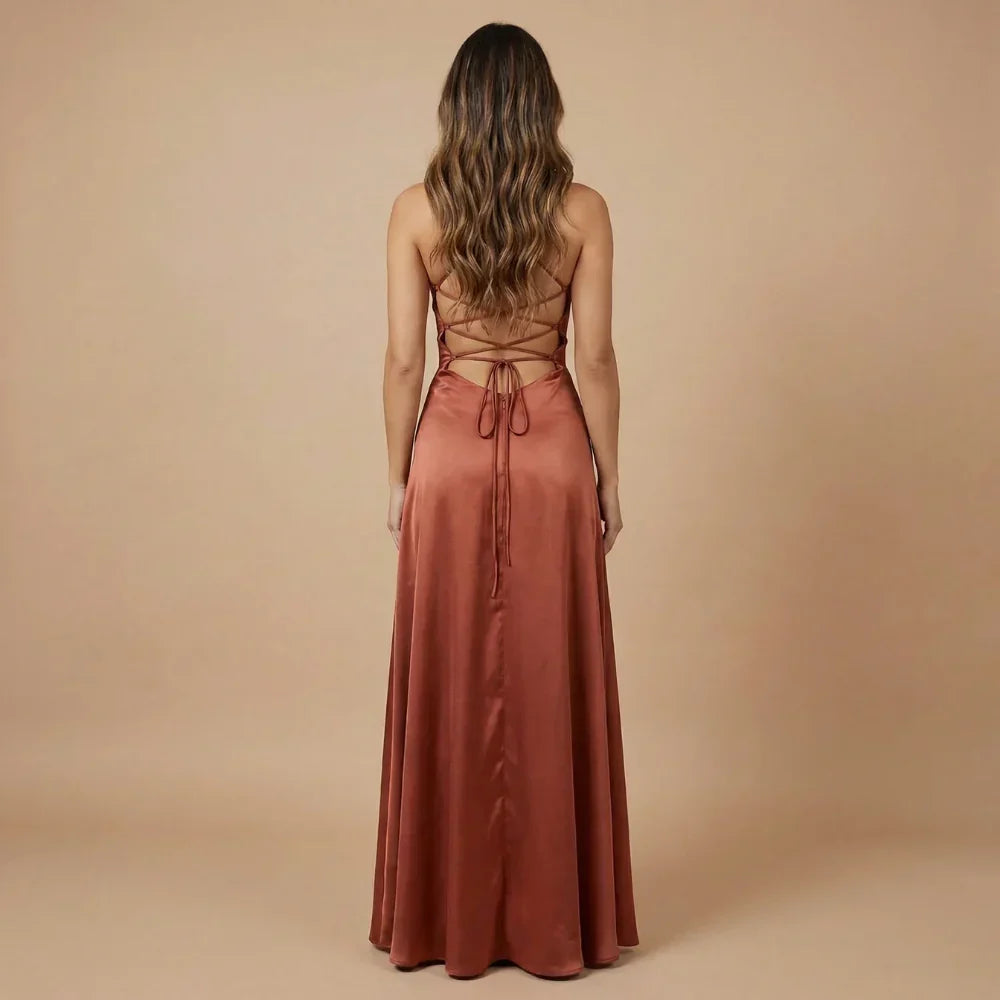 Delilah Ruched Maxi Dress