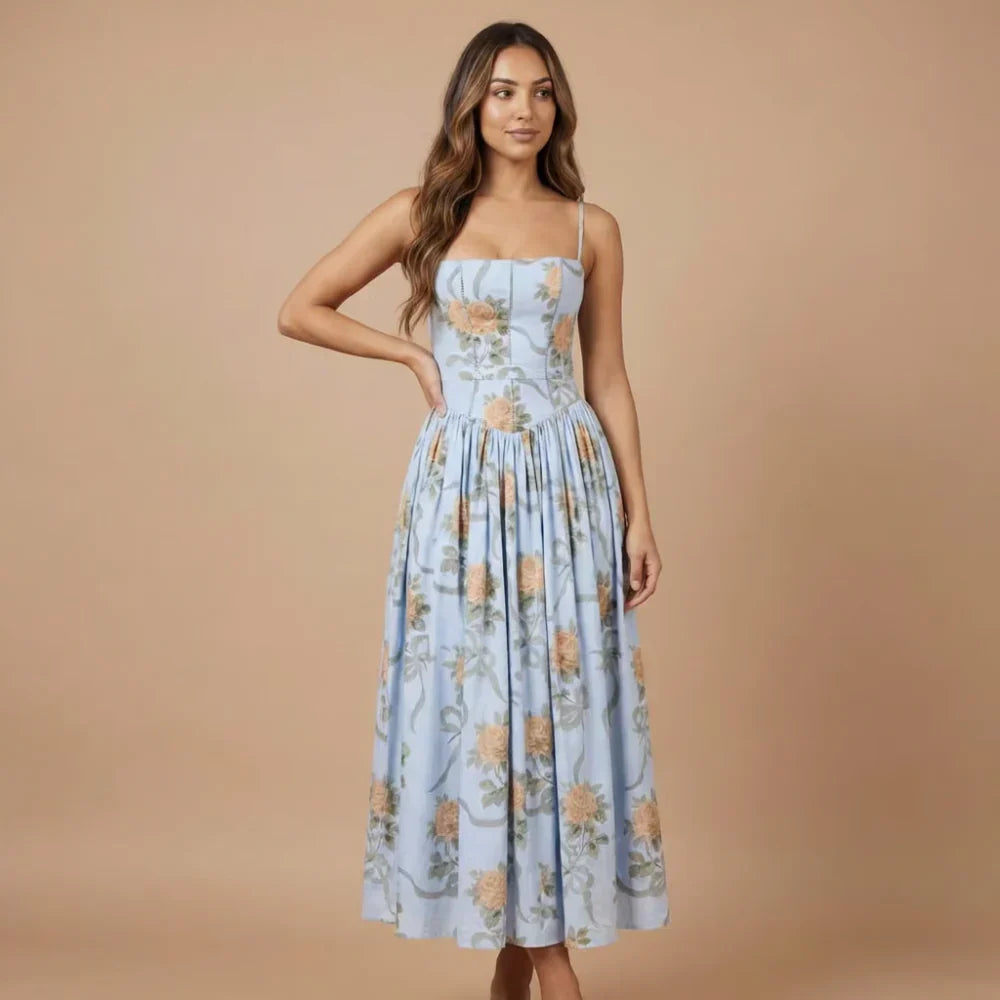 Isabelle Corset Midi Dress