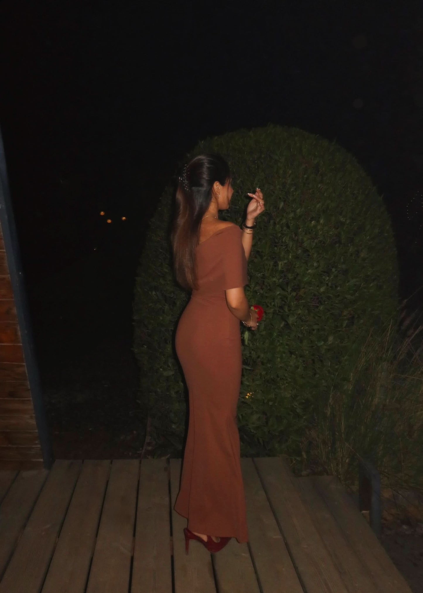 Sienna Fold-Over Maxi Dress